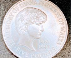 Diana  5 pound coin