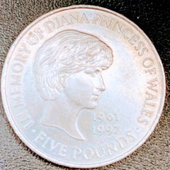 Diana  5 pound coin
