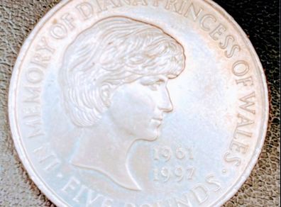 Diana  5 pound coin