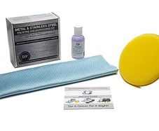 Glass Polish 32001 DIY Metal & Stainless Steel Hand Polishing Kit for Easy Clean, Polish, Shine & Protect - 50ml