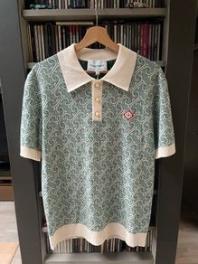Casablanca Jacquard Monogram Polo shirt