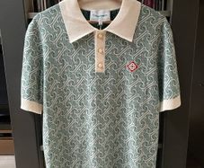Casablanca Jacquard Monogram Polo shirt