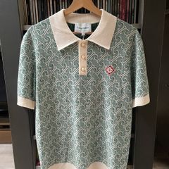 Casablanca Jacquard Monogram Polo shirt