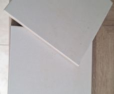Cream square tiles