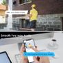360 Degree Security Camera Outdoor, 25m Colorful Night Vision Wireless WiFi Wired CCTV Camera System,Motion Intelligent Auto Track Home PTZ Camera,Pan Tilt,1080P,2-way Audio,IP66,Siren,Support Image 5