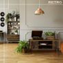 Retro TV Stand Modern Entertainment Center for Flat Screen TV - Free Delivery Nationwide Image 6