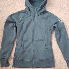 Ladies hoodie gym+coffee green Small