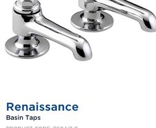 Fabulous set of brand new Bristan Renaissance Bath Taps taps