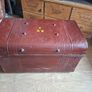 vintage metal trunk Image 3