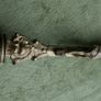 Antique Brass 15" high Art Nouveau Altar Standing Cross Crucifix Image 9