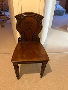 antique hall chair