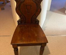 antique hall chair