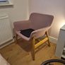 Ikea Vedbo Pink Armchair Image 2