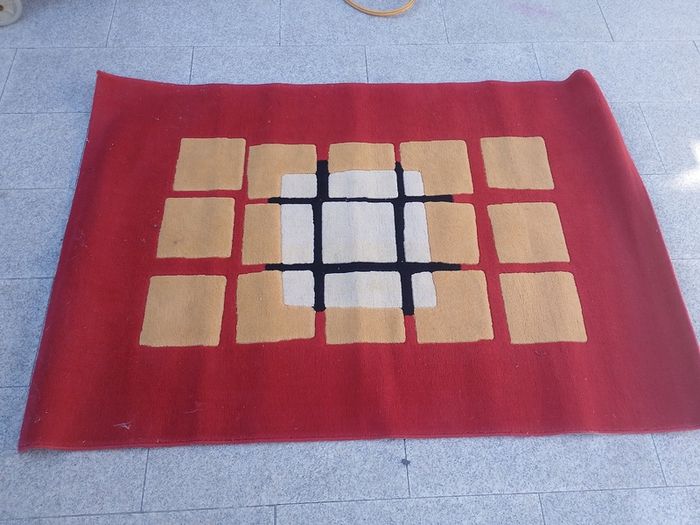 Red & Yellow Rug 120cm x 170cm