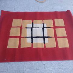 Red & Yellow Rug 120cm x 170cm
