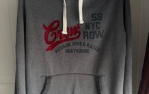 Tommy Hilfiger grey Hudson River high quality men's hoodie size XL Postage included