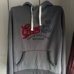 Tommy Hilfiger grey Hudson River high quality men's hoodie size XL Postage included