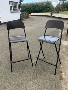 Bar stool foldable x 2