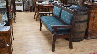 Vintage Irish Pub Bench 5ft Pine