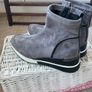 ankle boot Xti grey suede trainer style boot Image 5
