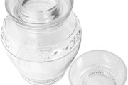 Brand New 2.5-liter fermentation jar with lid, wide mouth and water seal.