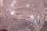 Nice crystal bowl,  golfing related