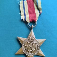 Original WW11 Africa Star Medal and Ribbon