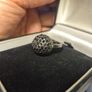 Vintage Black Multi Crystal Ring Image 5