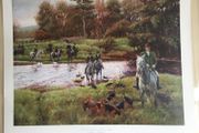 Henry Mc Grane Print of South County Dublin Hunt at Manorkilbride Unframed