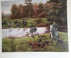 Henry Mc Grane Print of South County Dublin Hunt at Manorkilbride Unframed
