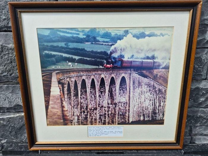 Merlin No 85 Craigmore Viaduct Framed Railway Photo 26 inches