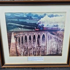 Merlin No 85 Craigmore Viaduct Framed Railway Photo 26 inches