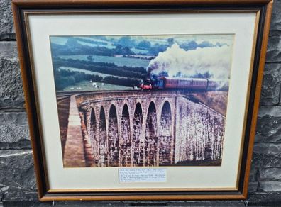 Merlin No 85 Craigmore Viaduct Framed Railway Photo 26 inches