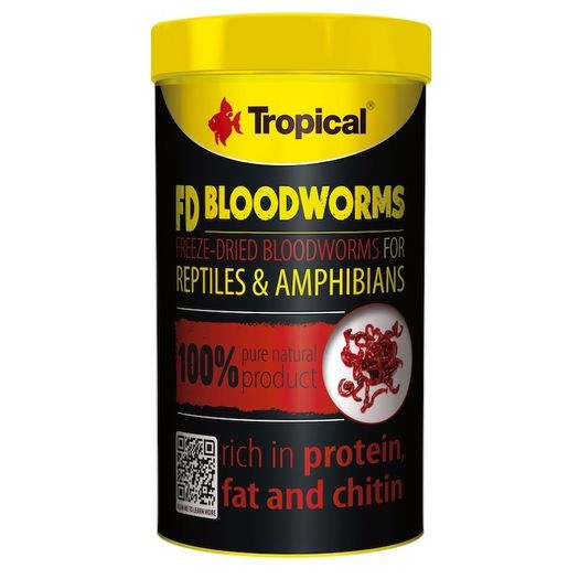 Tropical FD Blood Worms 250ML/17G