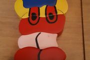 Pinocchio wooden jigsaw figure