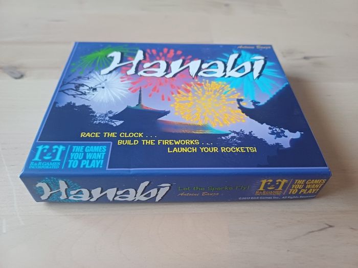 Hanabi Cooperative Family Strategy Card Game R&R Games English Edition