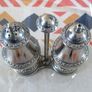 Vintage Silver Plated Salt and Pepper Set Image 2