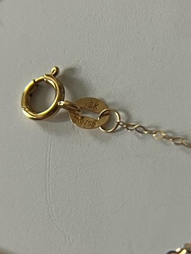 18k Solid Gold 0.7g & 0.50ct Natural Diamond Heart Pendant Necklace - ultra-lightweight