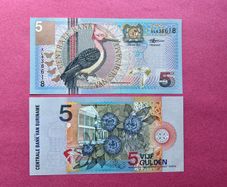 Suriname. 5 Gulden 2000. Pick 246a. ( Uncirculated )
