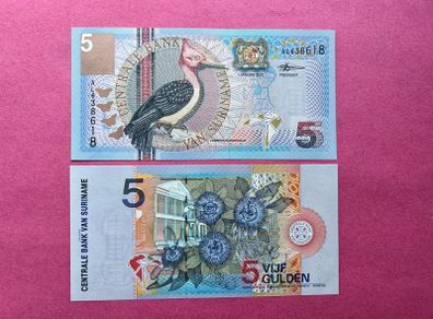 Suriname. 5 Gulden 2000. Pick 246a. ( Uncirculated )