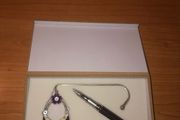 Bag holder and pen gift set
