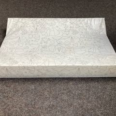 Origami wedge changing mat & Aden + Anais muslin cover