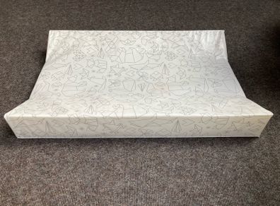 Origami wedge changing mat & Aden + Anais muslin cover