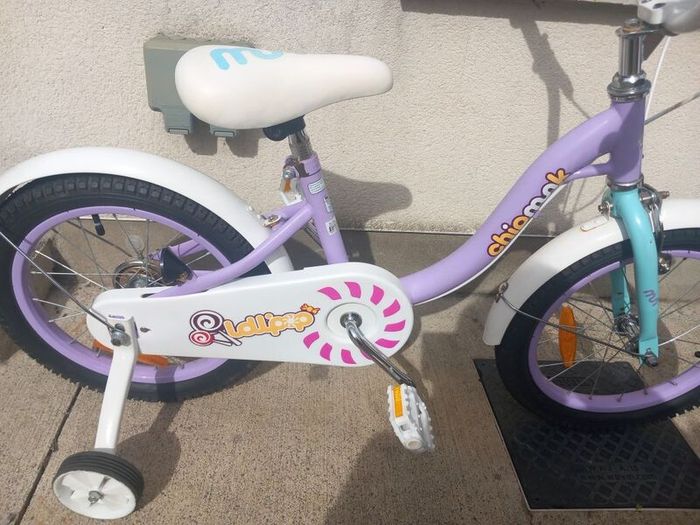 Kids chipmunk bike size 16 inch wheels