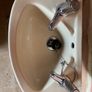 small bathroom/toilet/wc sink cream Image 3