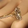 14ct Yellow Gold 3.23 carat Oval Brilliant Lab Diamond Ring Image 7