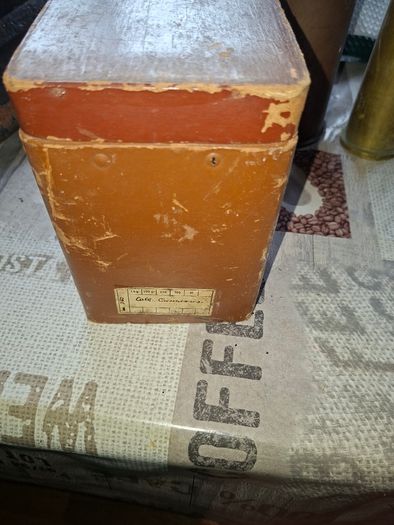 Antique Wooden Pharmacy or Apothecary Storage Box, likely from the early 20th century, Postage Available