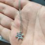Pandora silver set necklace ring charm Image 7