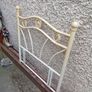 Metal single bed head frame. Image 2