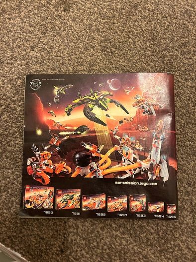LEGO 7693 Mars Mission Manual Only